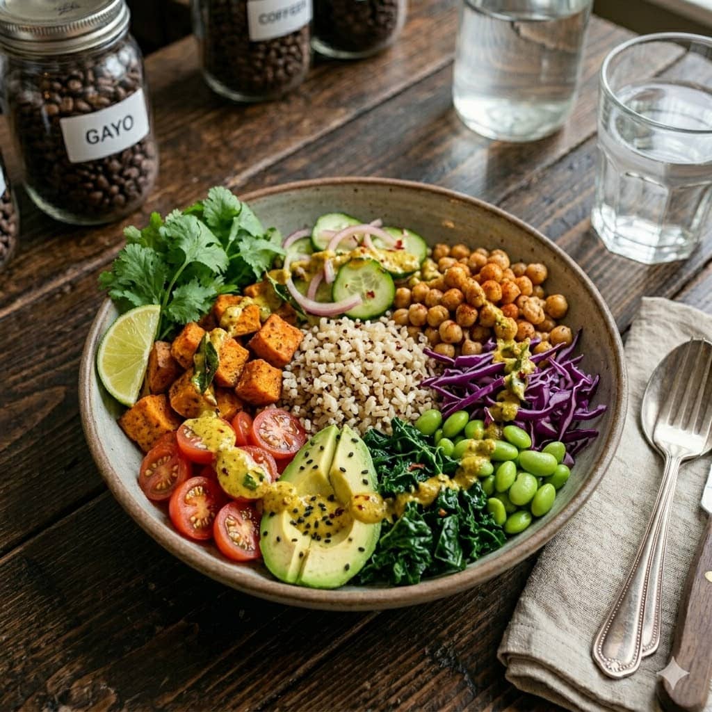 Buddha Bowl Salad dari Simetri Home Coffee Roasters